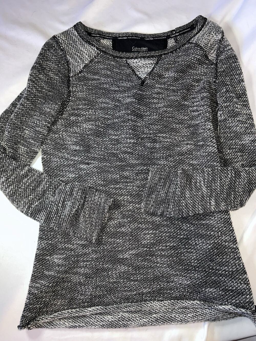 Calvin Klein Performance women's gray relaxed sweater Size XS - Picture 1 of 4